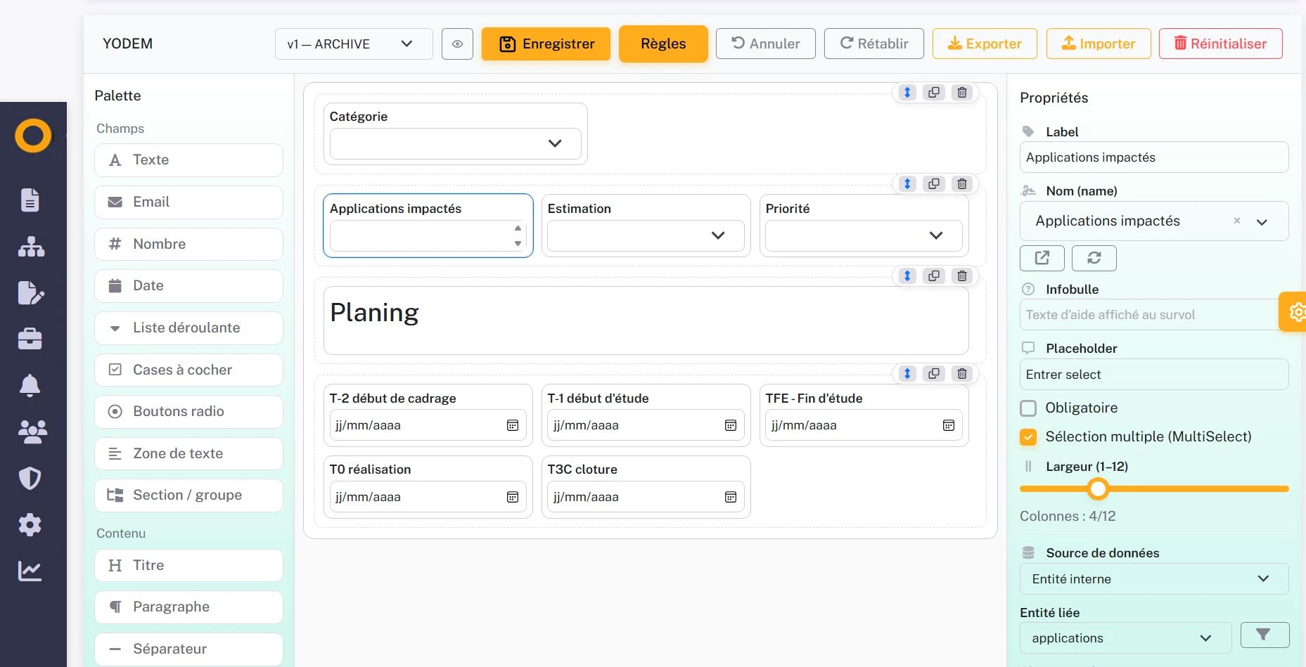 Form Builder Odeemy